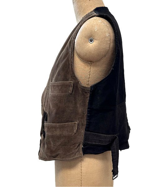 30's FRENCH VINTAGE WORKWEAR CORDUROY VEST – Burning Torch