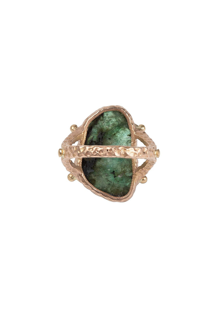 FREEFORM EMERALD RING, EMERALD - Burning Torch Online Boutique