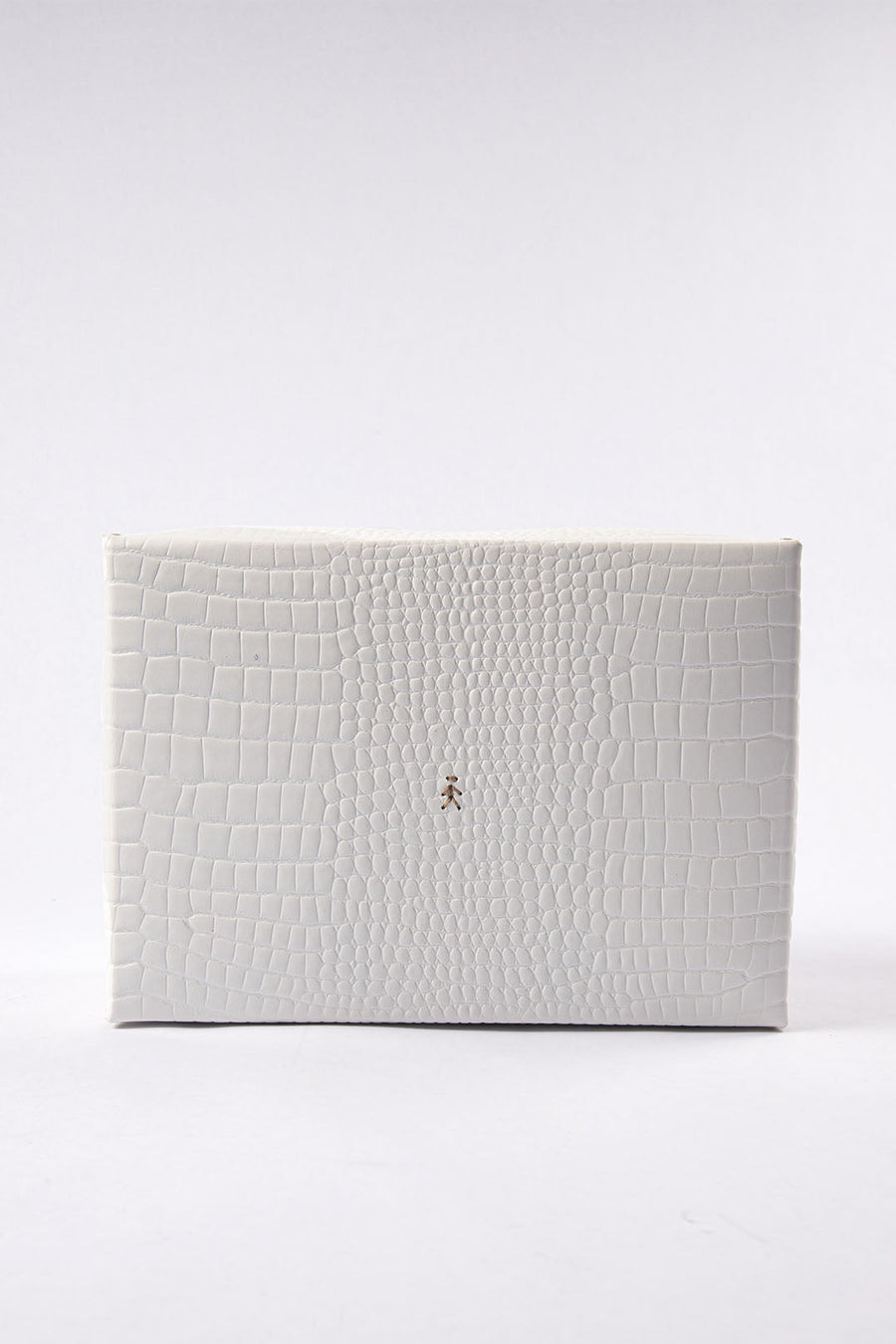 HENRY BEGUELIN LEATHER BOX, WHITE - Burning Torch Online Boutique