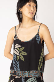 MIDNIGHT JUNGLE CAMI, MULTI - SAMPLE 71977 - Burning Torch Online Boutique