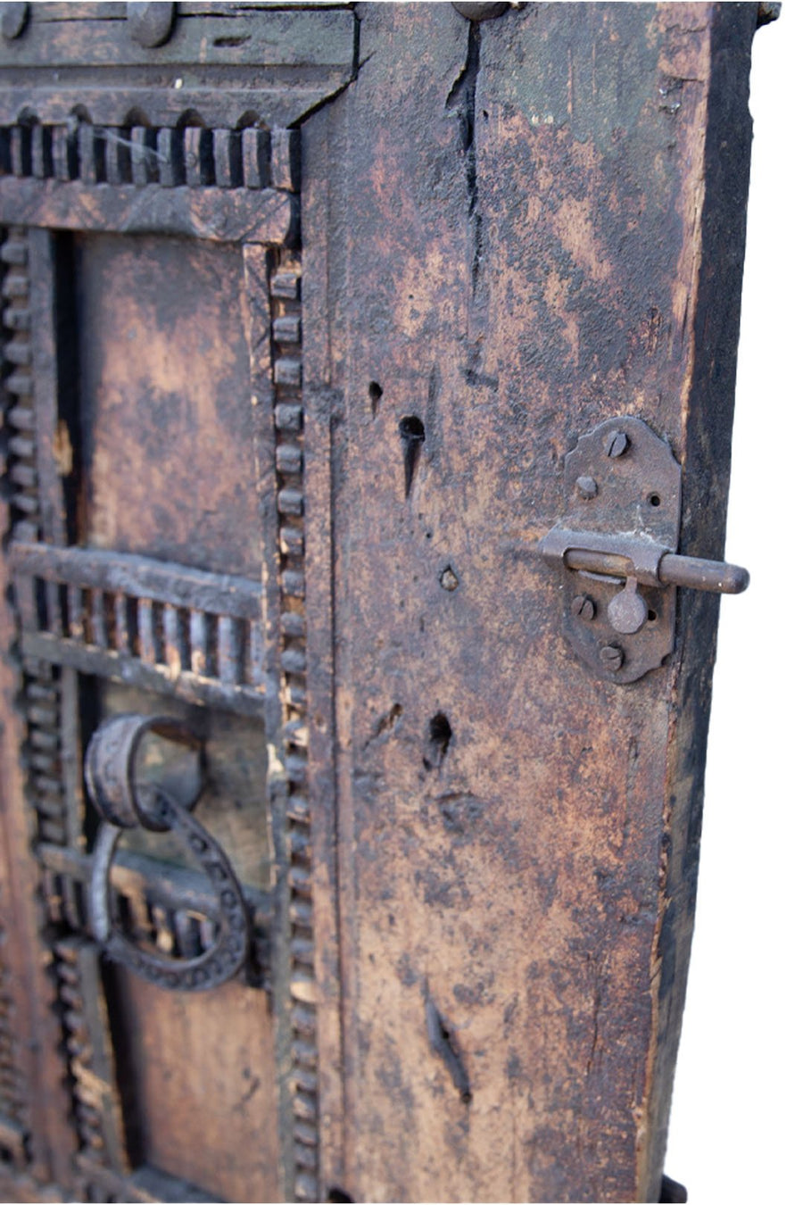 Vintage Carved Grain Door / Gate, Single Panel - Burning Torch Online Boutique
