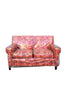 Vintage Floral Print Loveseat Sofa with original plastic cover - Burning Torch Online Boutique