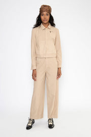 WORKWEAR PANT, PARCHMENT - SAMPLE 10292 - Burning Torch Online Boutique