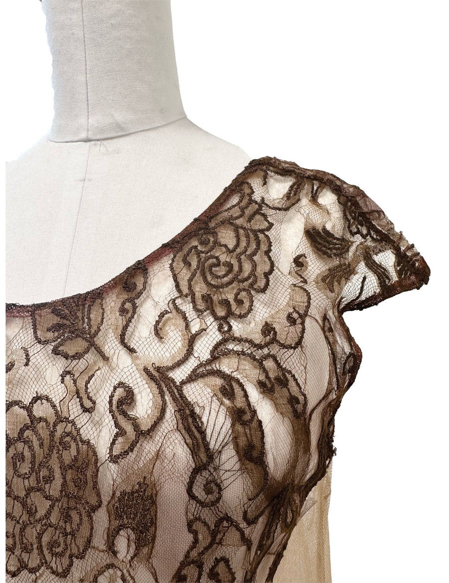 1930's Lace Dress - Burning Torch Online Boutique