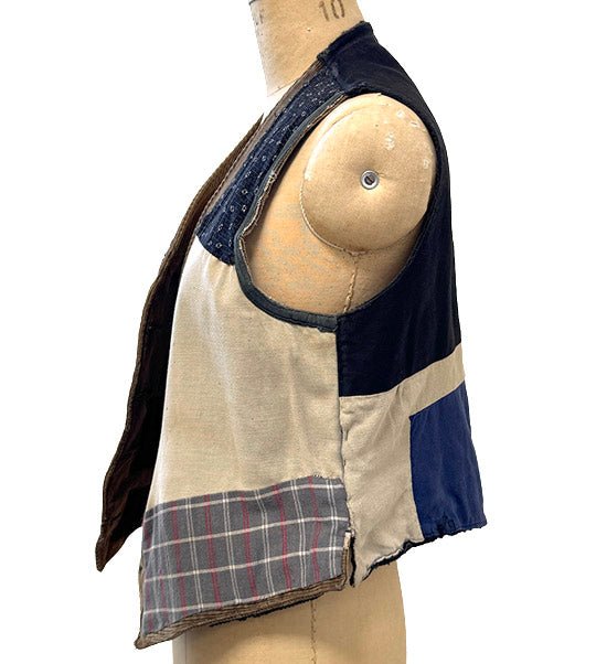 30's FRENCH VINTAGE WORKWEAR CORDUROY VEST – Burning Torch Online