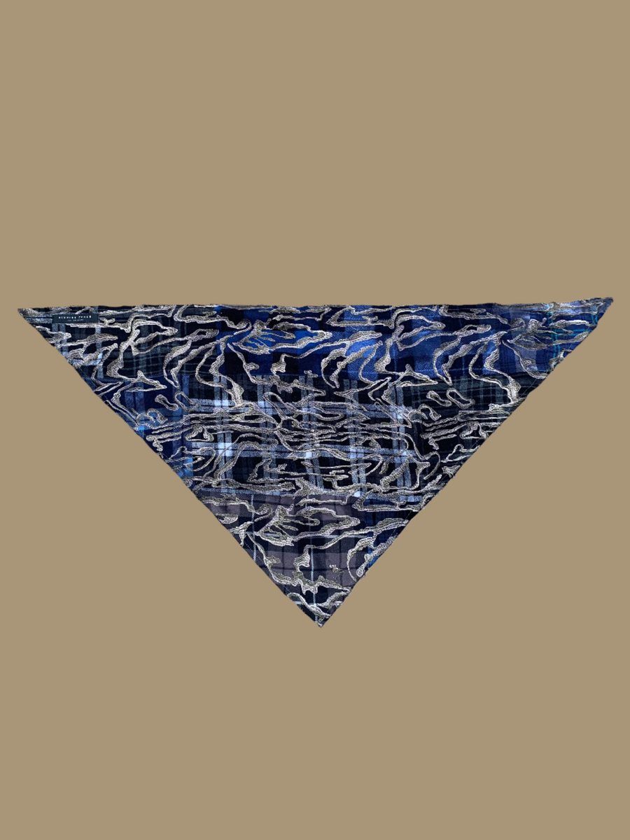 THE DRYAD TRIANGLE DOG SCARF LARGE, MULTI