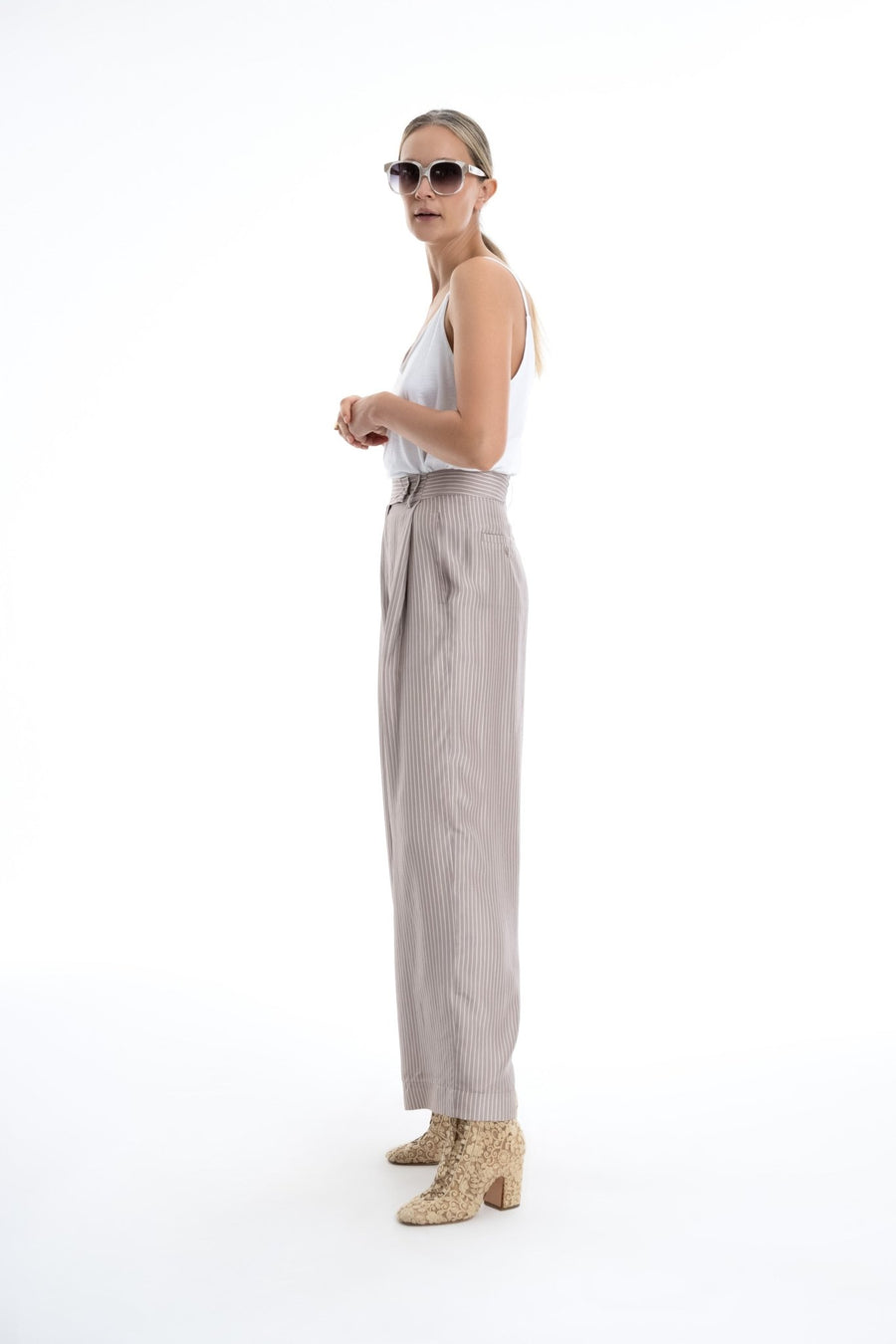AGNES PANT, TAUPE - Burning Torch Online Boutique