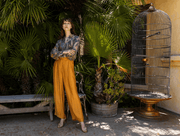 CARLOTTA LONG SLEEVE SHIRT - SAMPLE 71916 - Burning Torch Online Boutique