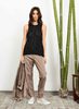 CROCHET LEATHER VEST, BLACK - Burning Torch Online Boutique