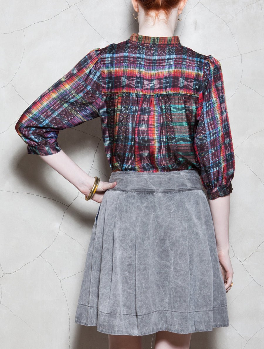 DRAGONFLY BLOUSE, MULTI, SAMPLE - Burning Torch Online Boutique