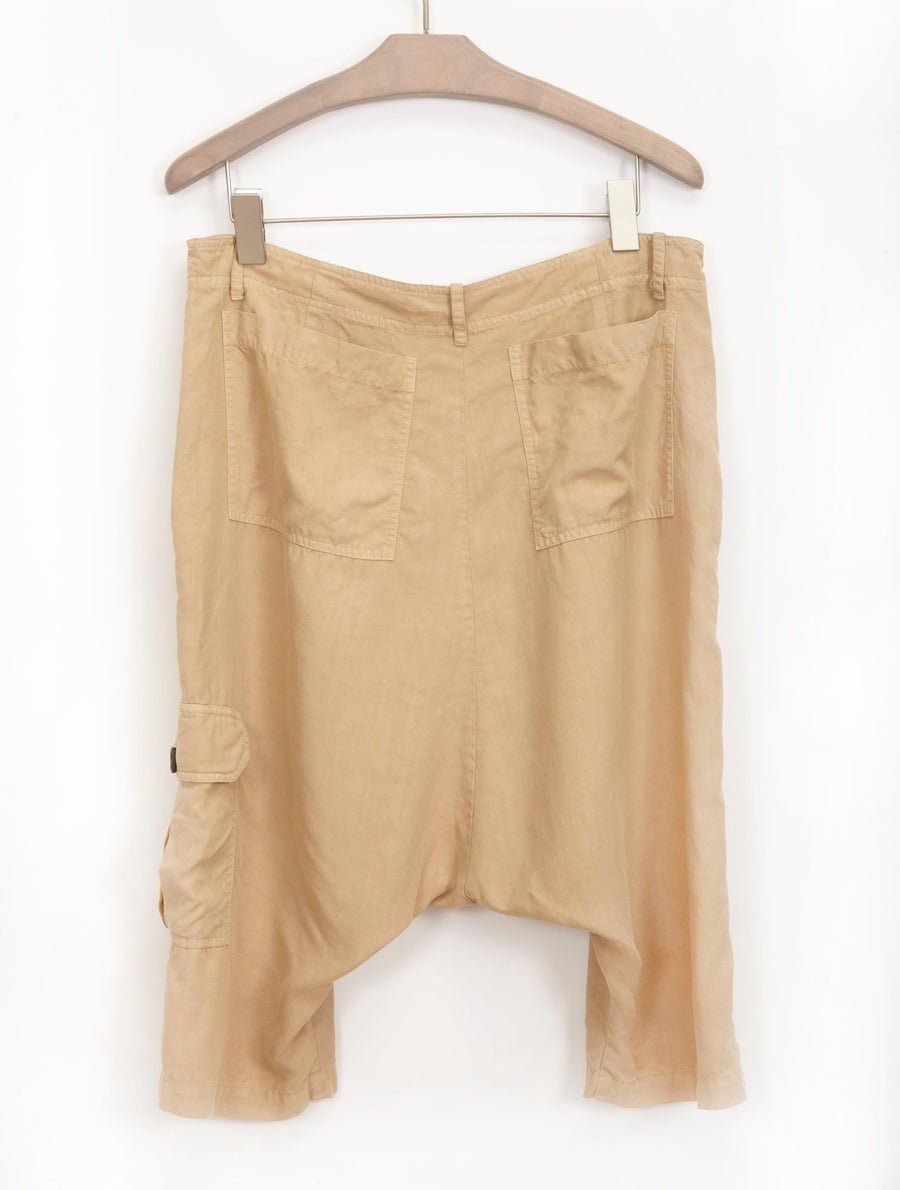 DRIFTER DROP CROTCH PANTS, SAMPLE, KHAKI - Burning Torch Online Boutique
