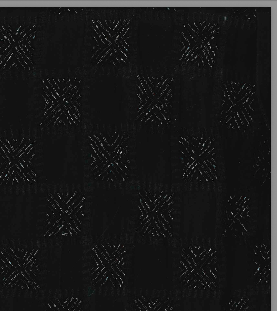 EMBROIDERED BEADED SCARF, SAMPLE, BLACK - Burning Torch Online Boutique