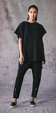 EXPEDITION PANTS WITH SIDE POCKET, SAMPLE, BLACK - Burning Torch Online Boutique