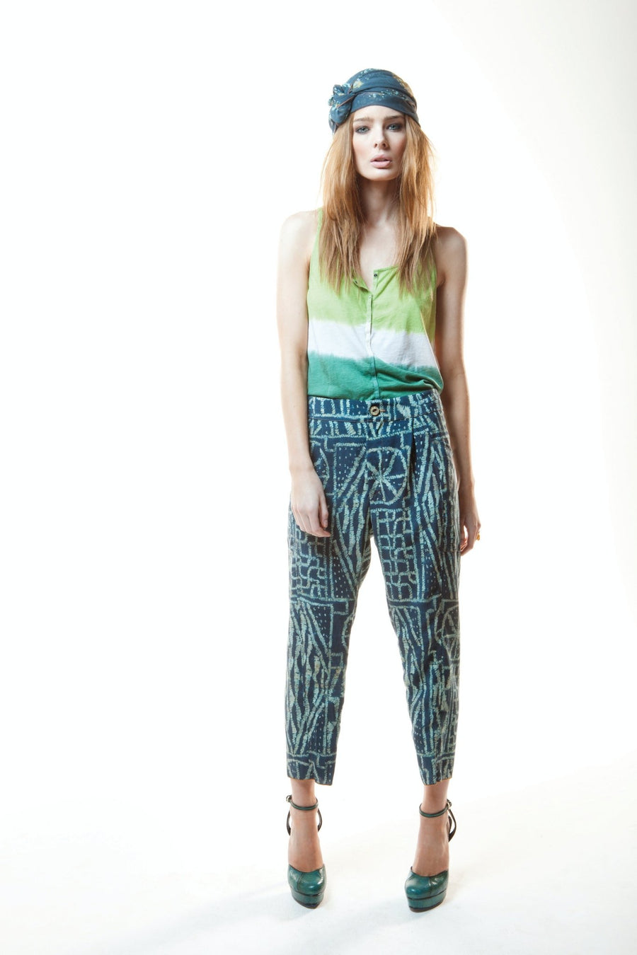 FADE AWAY TANK TOP - SAMPLE - JUNGLE - Burning Torch Online Boutique