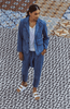 JEFFERSON DENIM BLAZER - SAMPLE 20975 - Burning Torch Online Boutique