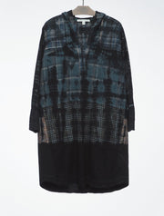 KETCHIKAN UPCYCLED COTTON PONCHO , MULTI, SAMPLE - Burning Torch Online Boutique