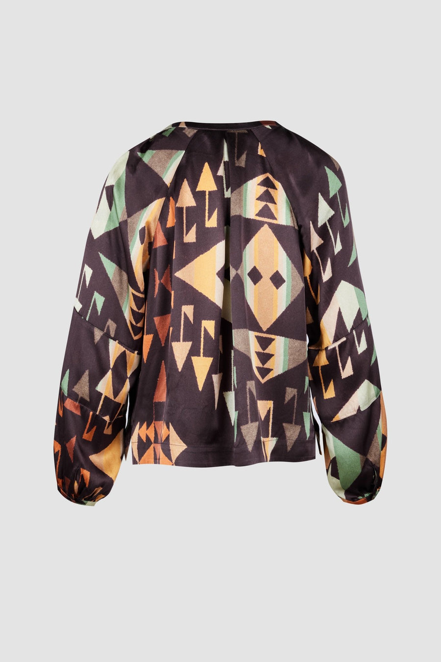 LABYRINTH LONG SLEEVE BLOUSE SAMPLE 72082, MULTI - Burning Torch Online Boutique