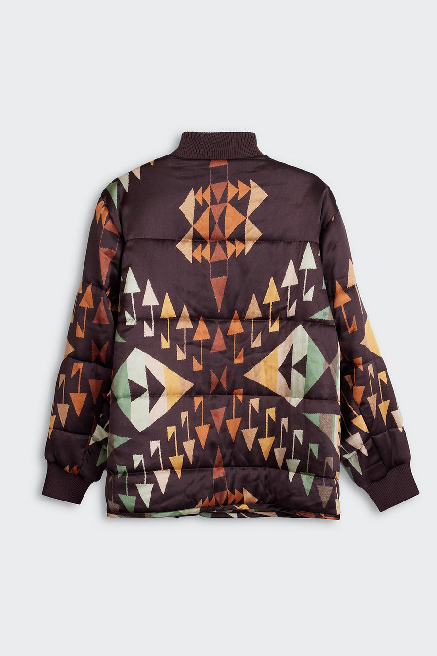 LABYRINTH REVERSIBLE PUFFER JACKET SAMPLE 21074, MULTI - Burning Torch Online Boutique