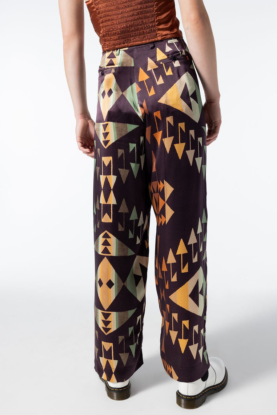 LABYRINTH WIDE LEG PANT SAMPLE 10384, MULTI - Burning Torch Online Boutique