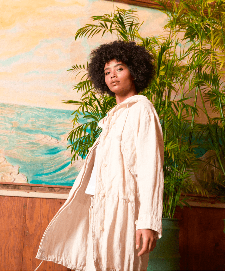 LIGHT HOUSE HOODIE, PARCHMENT - SAMPLE - Burning Torch Online Boutique