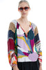 LILY UPCYCLED BLOUSE SAMPLE 72120 , MULTI - Burning Torch Online Boutique