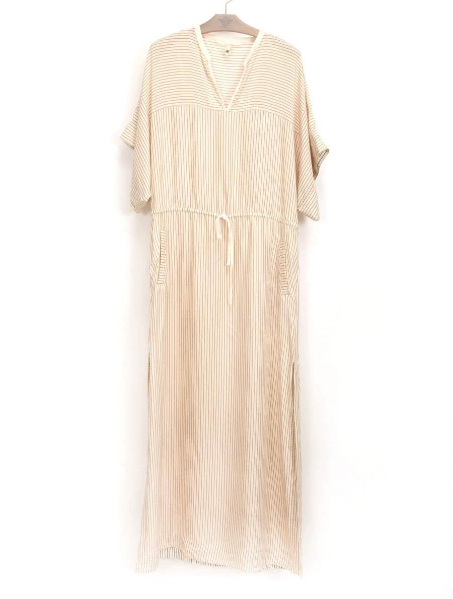 MERIDIAN SHORT SLEEVE MAXI DRESS, SAMPLE, HONEY - Burning Torch Online Boutique