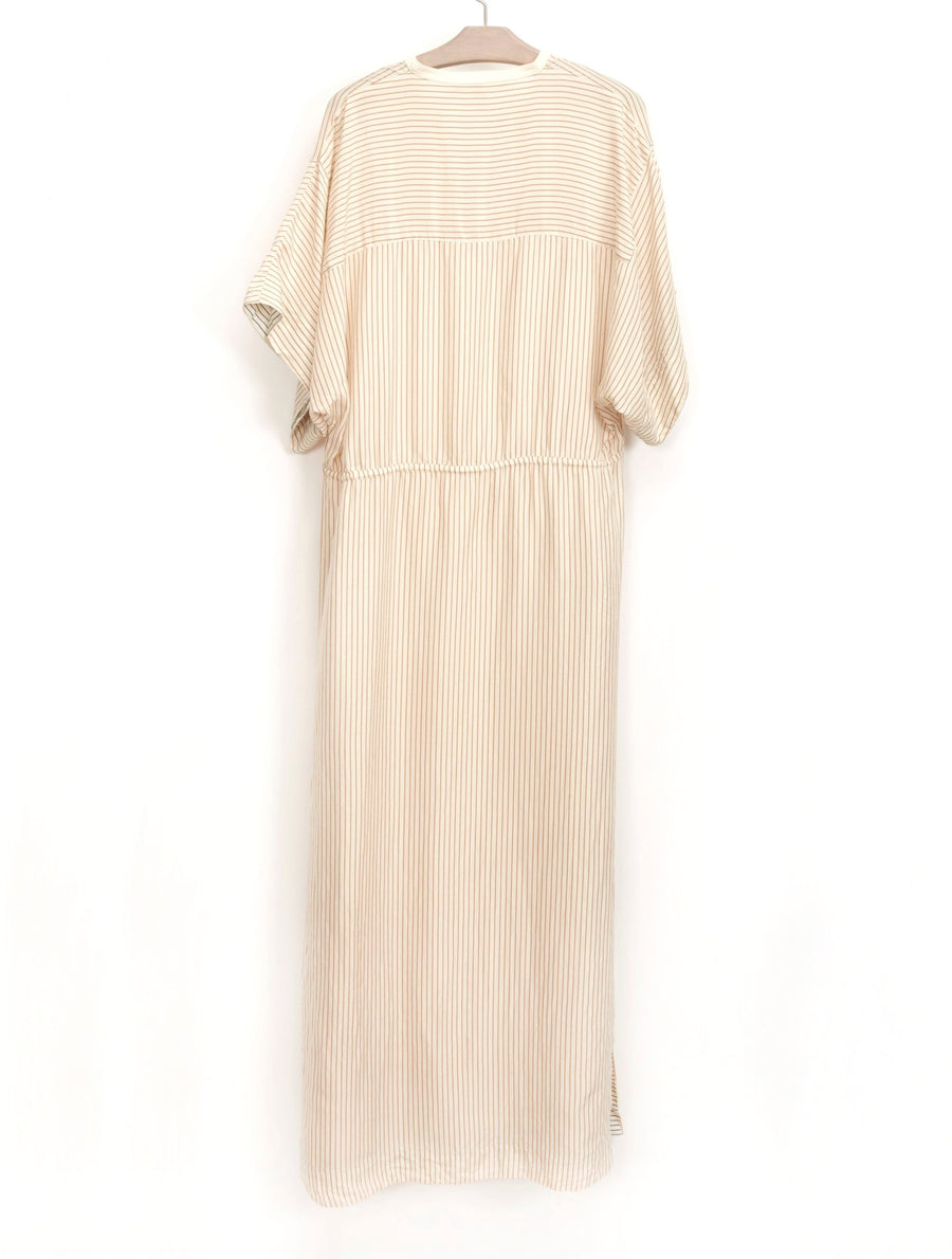 MERIDIAN SHORT SLEEVE MAXI DRESS, SAMPLE, HONEY - Burning Torch Online Boutique