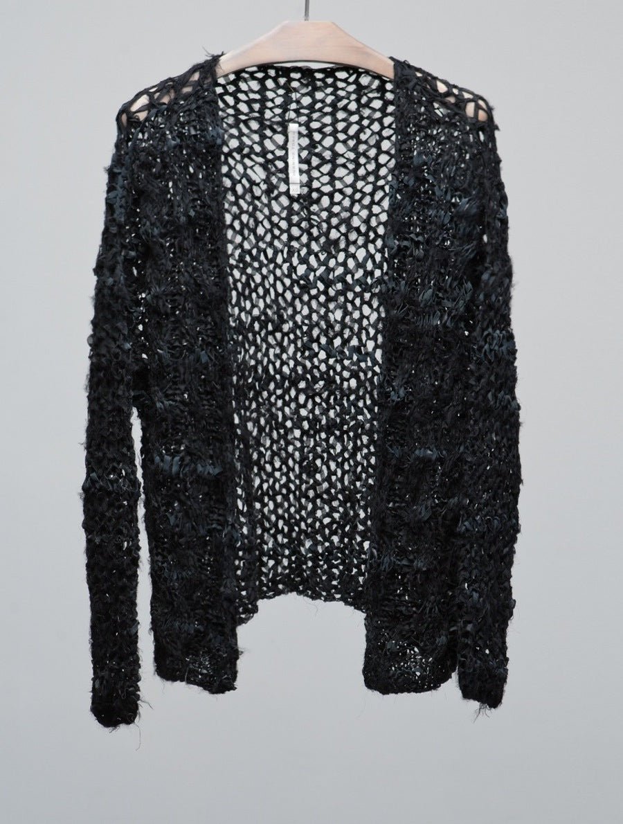 REVEAL LONG SLEEVE JACKET, SAMPLE, BLACK - Burning Torch Online Boutique
