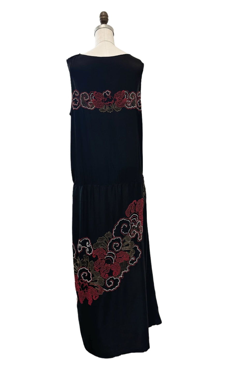 Sleeveless Beaded Dress - Burning Torch Online Boutique