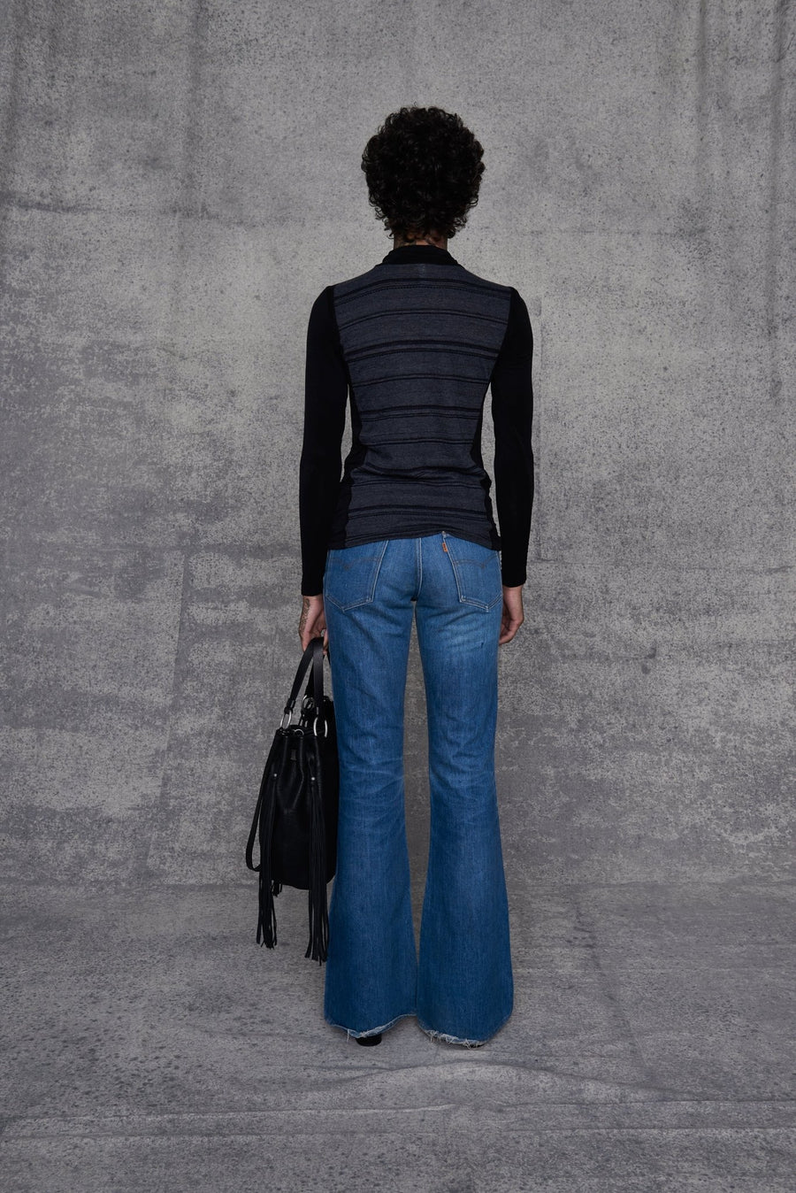 SPRUCE TURTLENECK - BLACK - SAMPLE - Burning Torch Online Boutique