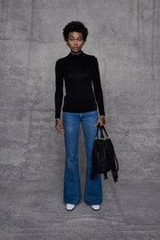 SPRUCE TURTLENECK - BLACK - SAMPLE - Burning Torch Online Boutique