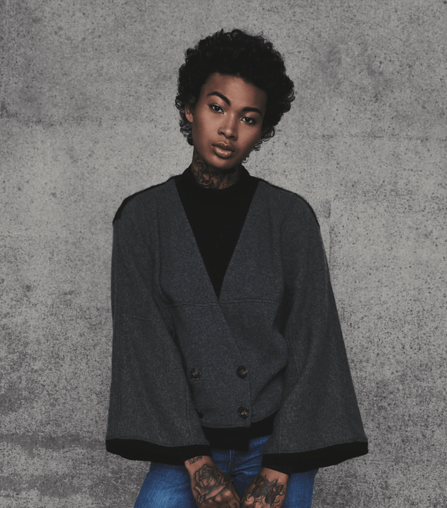 SPRUCE TURTLENECK - BLACK - SAMPLE - Burning Torch Online Boutique