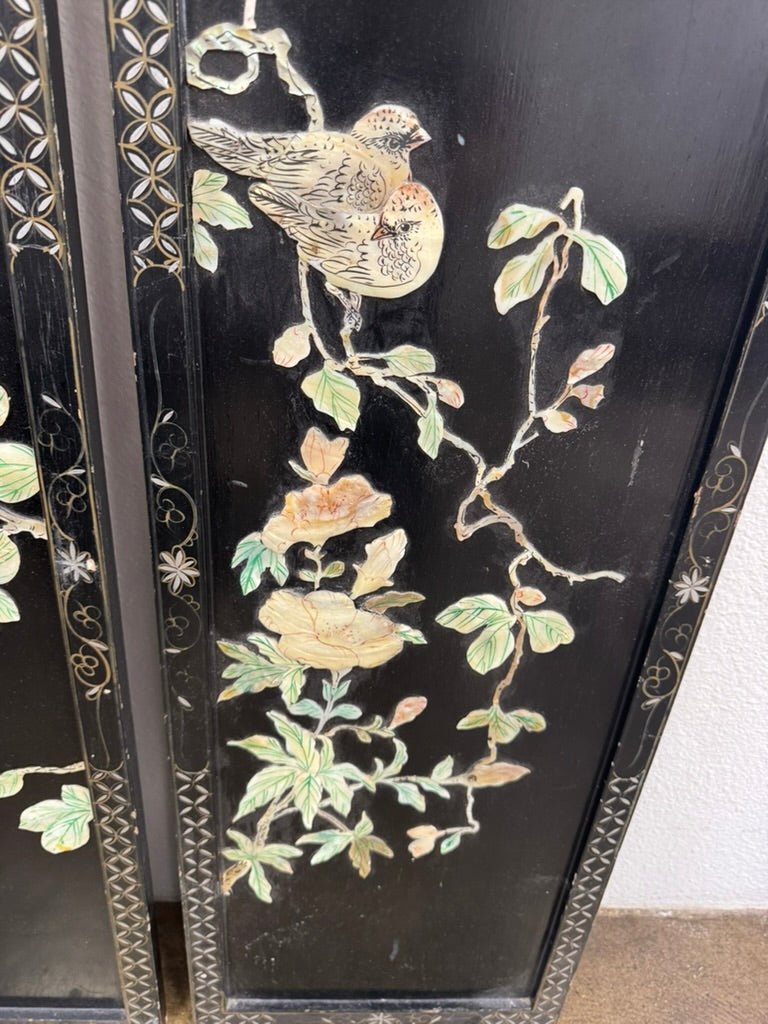 TAB1 PAIR JAPANESE 1950'S WALL SCREENS - Burning Torch Online Boutique