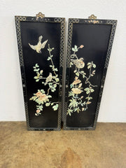 TAB1 PAIR JAPANESE 1950'S WALL SCREENS - Burning Torch Online Boutique