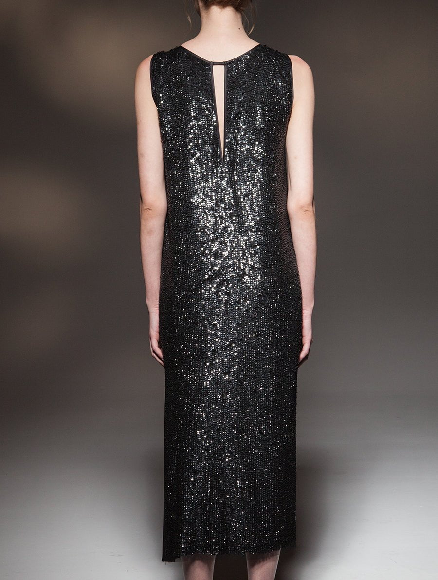 TWIGGY BEADED DRESS, MULTI, SAMPLE - Burning Torch Online Boutique