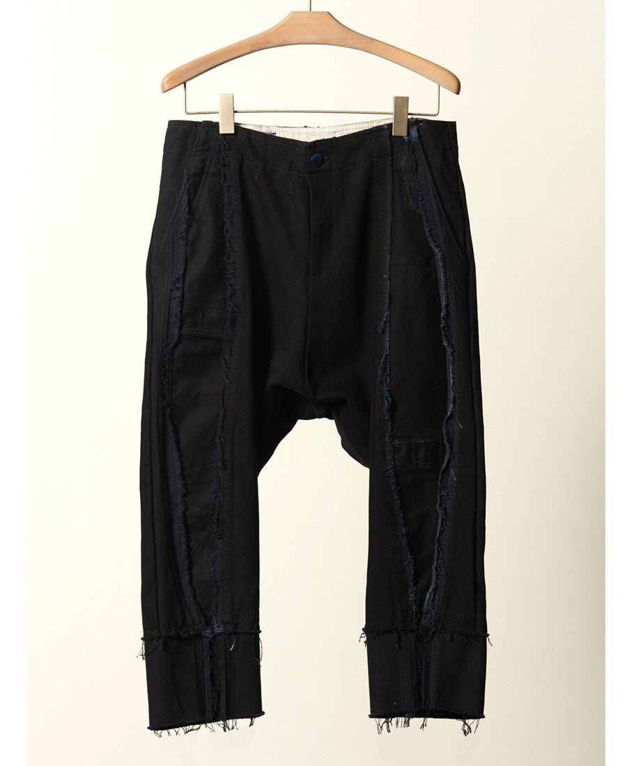 Wabi - Sabi Drop Crotch Upcycled Levi - Burning Torch Online Boutique