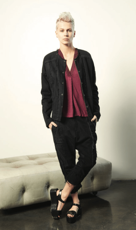 Wabi - Sabi Drop Crotch Upcycled Levi - Burning Torch Online Boutique