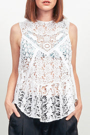 71747 GARDENIA TANK TOP - SAMPLE 71747 - Burning Torch Online Boutique