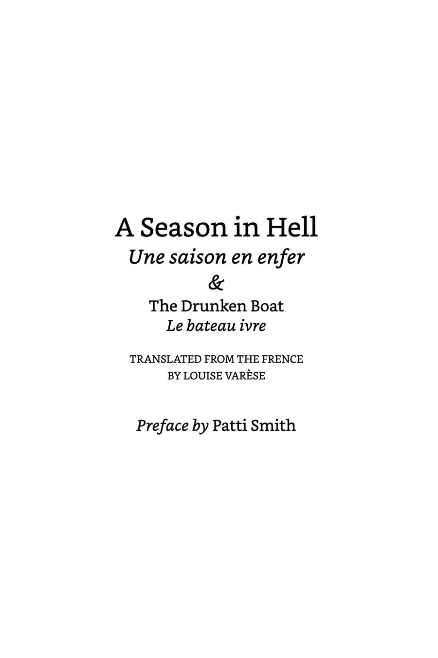 A SEASON IN HELL - Burning Torch Online Boutique