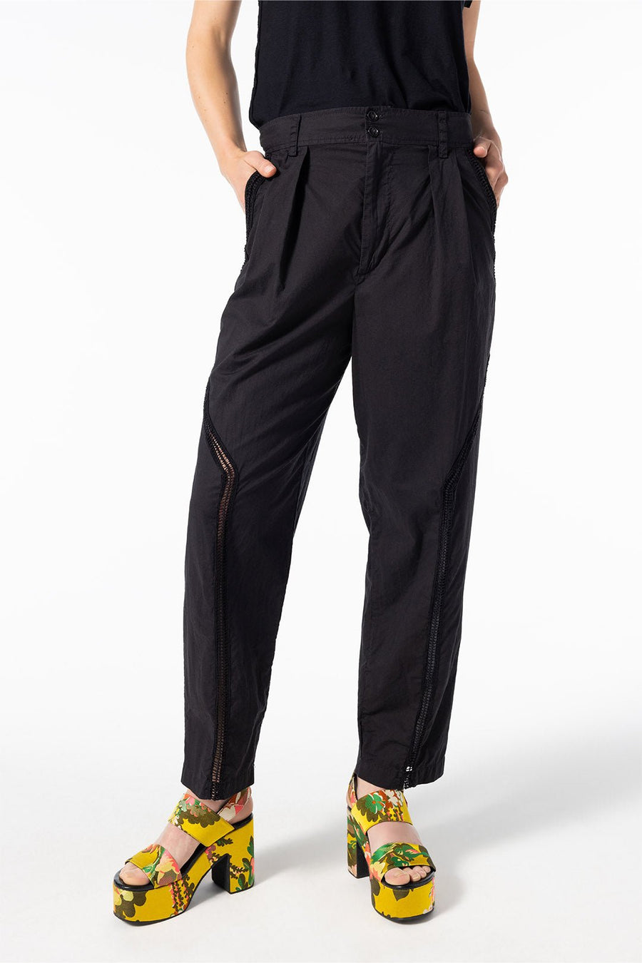 ALEXANDRIA TROUSERS, BLACK - Burning Torch Online Boutique