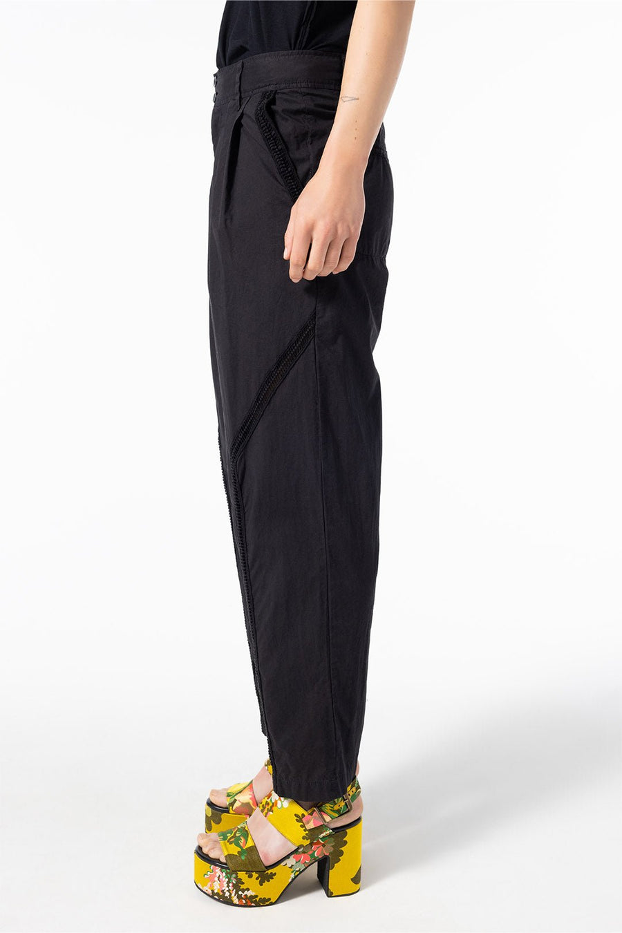 ALEXANDRIA TROUSERS, BLACK - Burning Torch Online Boutique