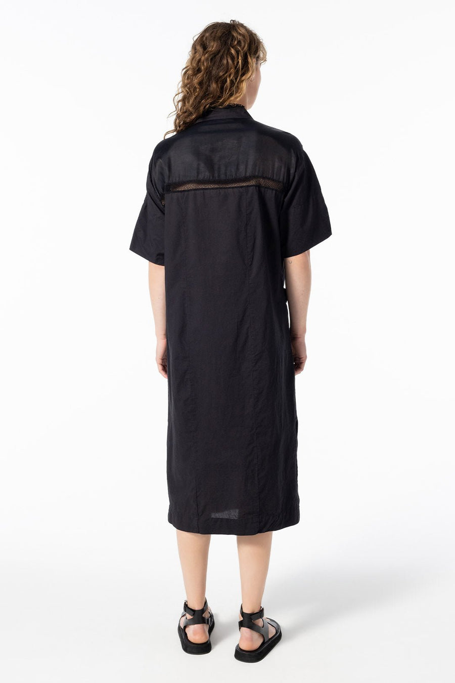 ALEXANDRIA UTILITARIAN DRESS, BLACK - Burning Torch Online Boutique