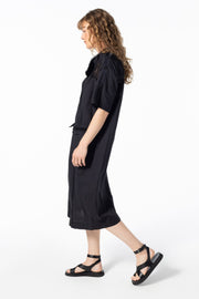 ALEXANDRIA UTILITARIAN DRESS, BLACK - Burning Torch Online Boutique