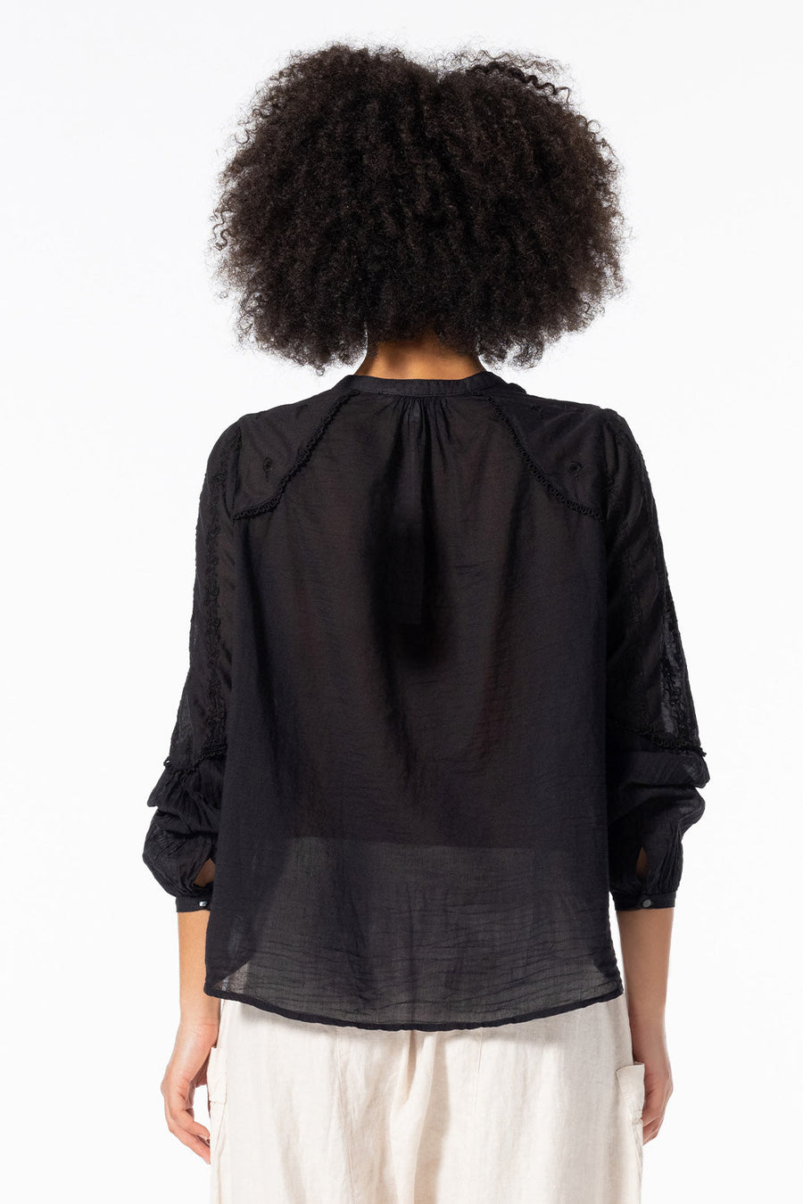 ATHENA LONG SLEEVE TOP, BLACK - Burning Torch Online Boutique