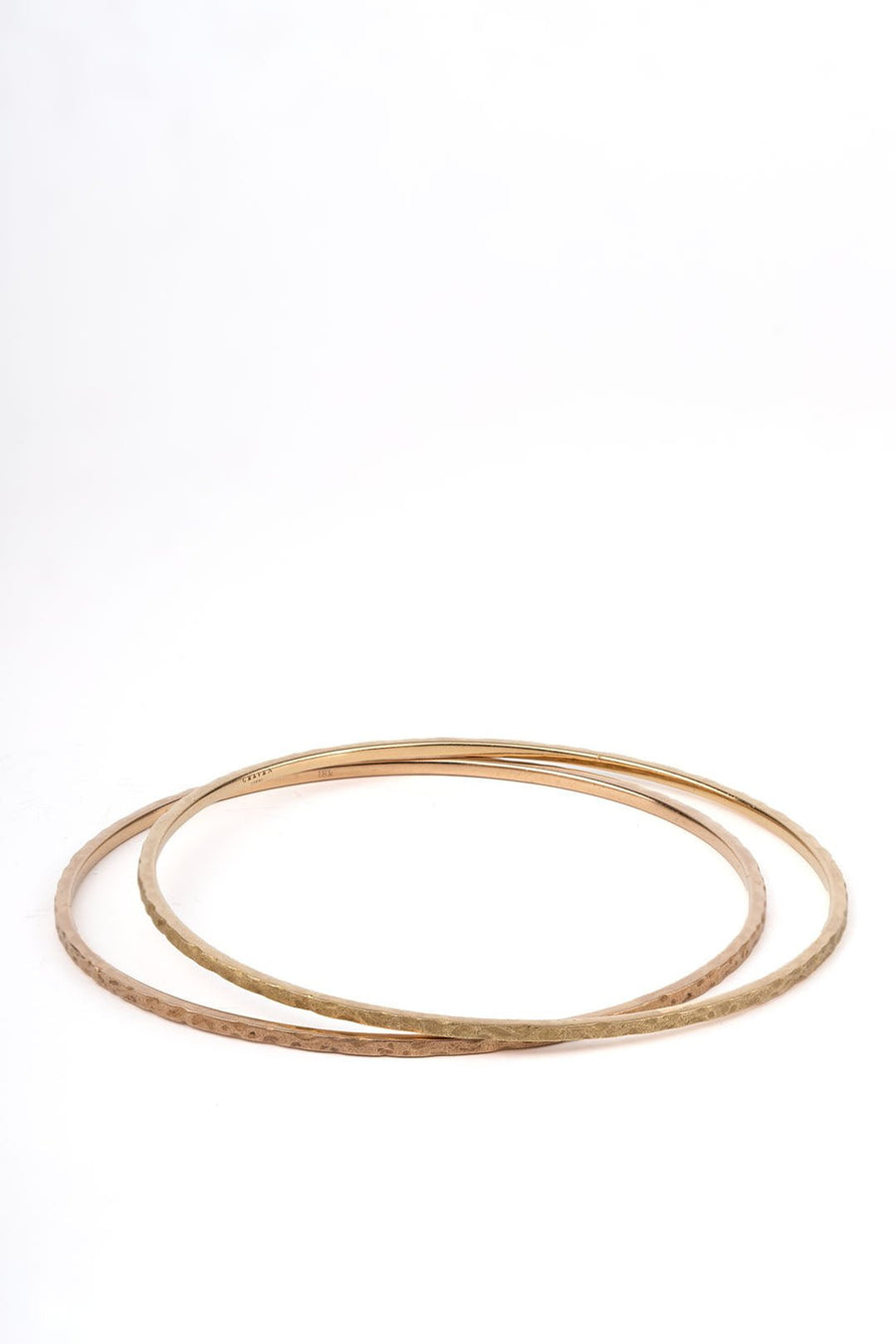 BANGLE HAMMERED 18KT - Burning Torch Online Boutique