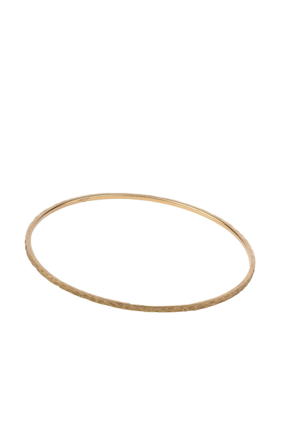 BANGLE HAMMERED 18KT - Burning Torch Online Boutique