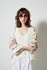 BEL - AIR SILK CROPPED KIMONO TOP, SALT - SAMPLE 20938 - Burning Torch Online Boutique