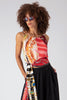 BRIDGETTE SLEEVELESS TIE TOP, MULTI - Burning Torch Online Boutique