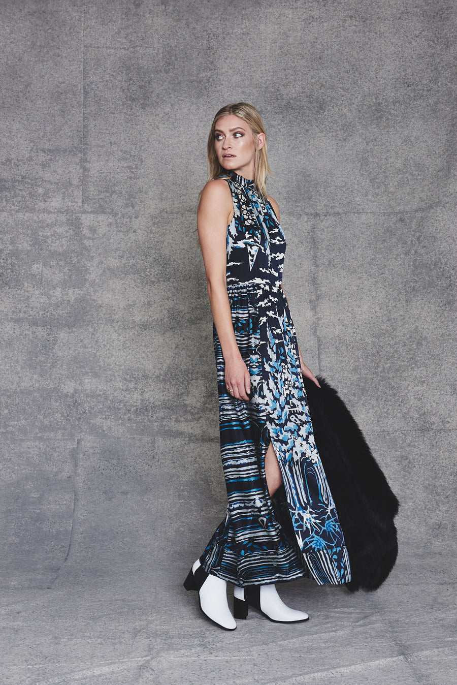 BUTCHART MAXI DRESS - MULTI - SAMPLE - Burning Torch Online Boutique