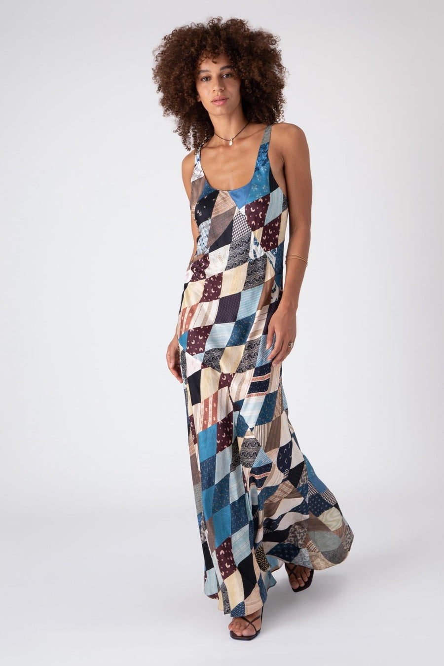 CALDER BIAS MAXI DRESS, MULTI - Burning Torch Online Boutique